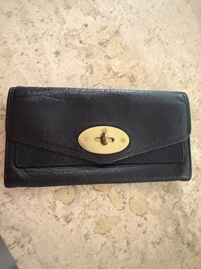 Mulberry’s Brown Leather Turn-Lock Wallet